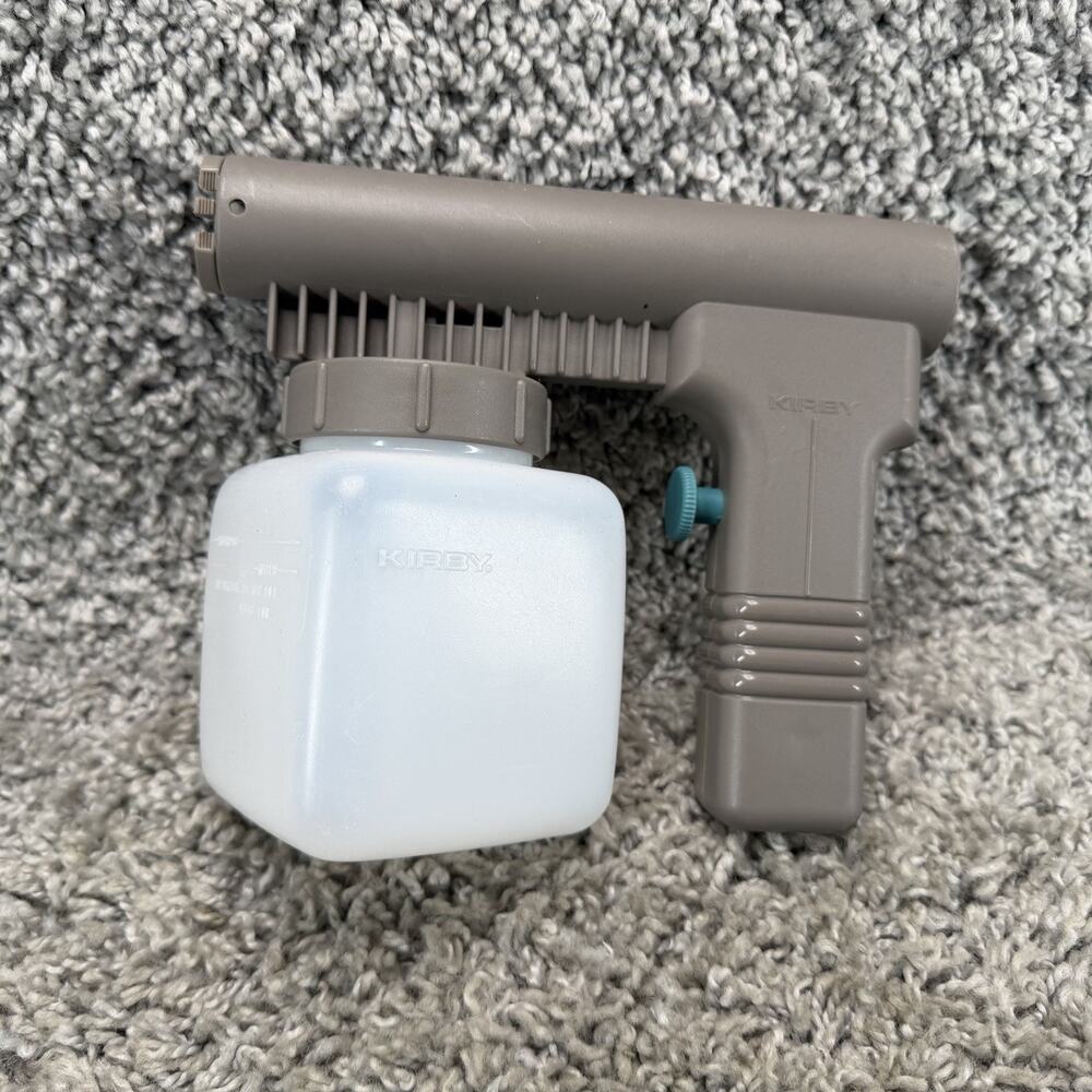 Kirby Sentria Vacuum Replacement Shampoo Sprayer Attachment Gun Tank Gray Brown